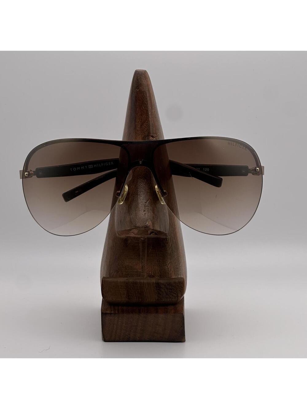 Tommy Hilfiger Sunglasses Brown Gradient Lens Black Frame